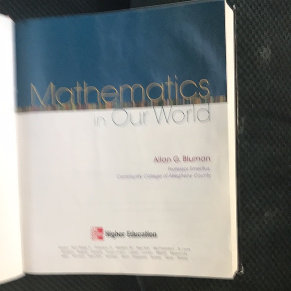 Mathematics in our world college textbook undergraduate - Picture 6 of 16